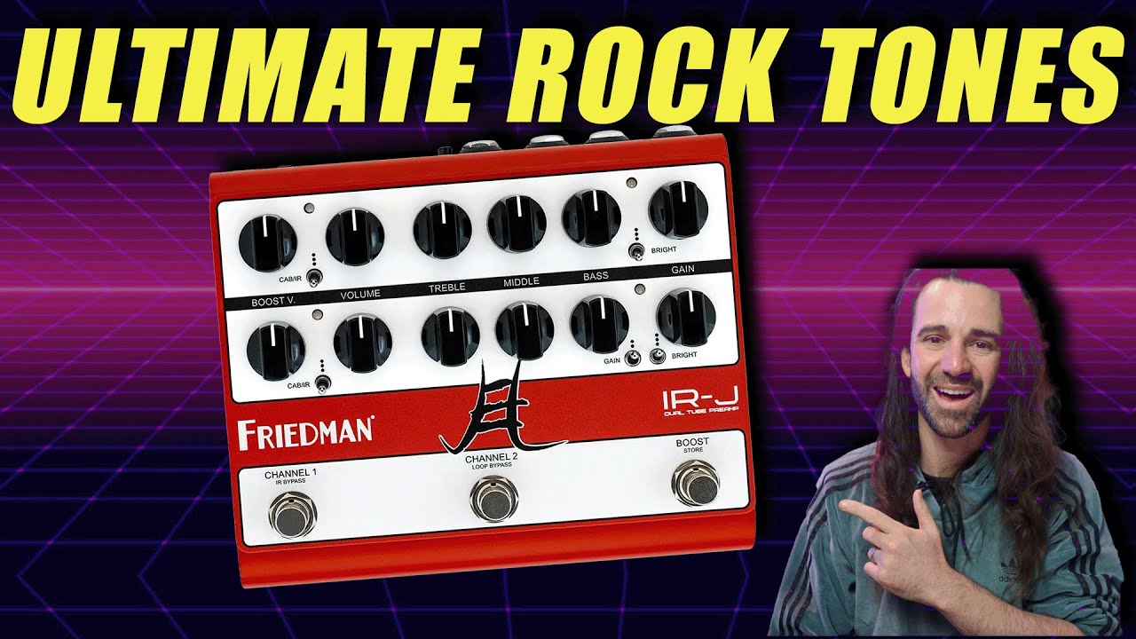 新製品情報】Friedman IR-J DUAL TUBE PREAMP JAKE E LEE SIGNATURE