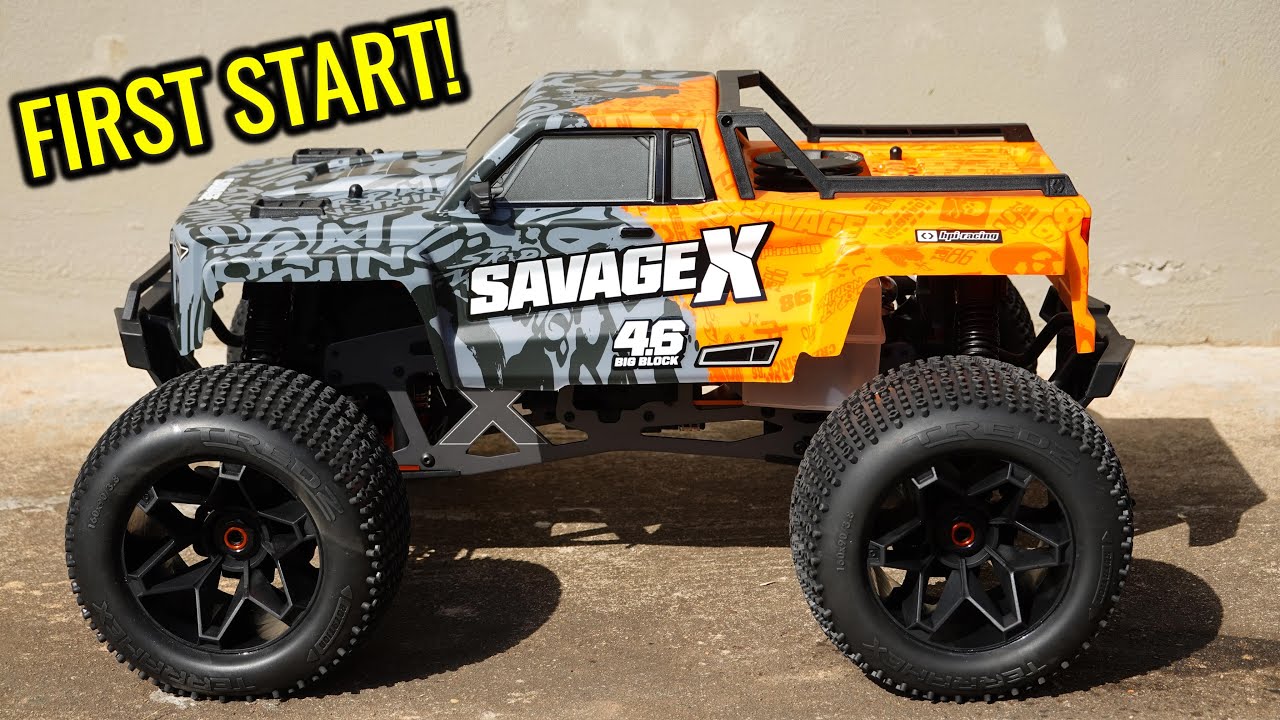 2021 HPI SAVAGE X 4.6 GT-6 FIRST START! - YouTube