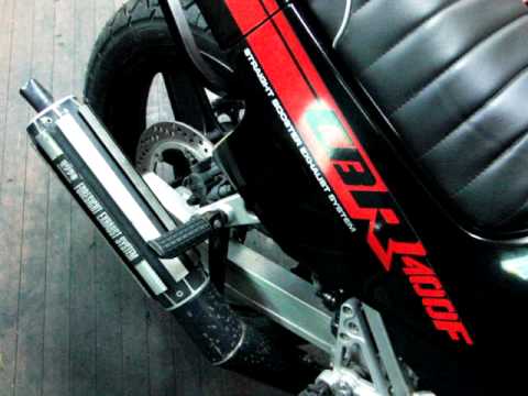 CBR400F MORIWAKI FORESIGHT EXHAUST SYSTEM sound - YouTube