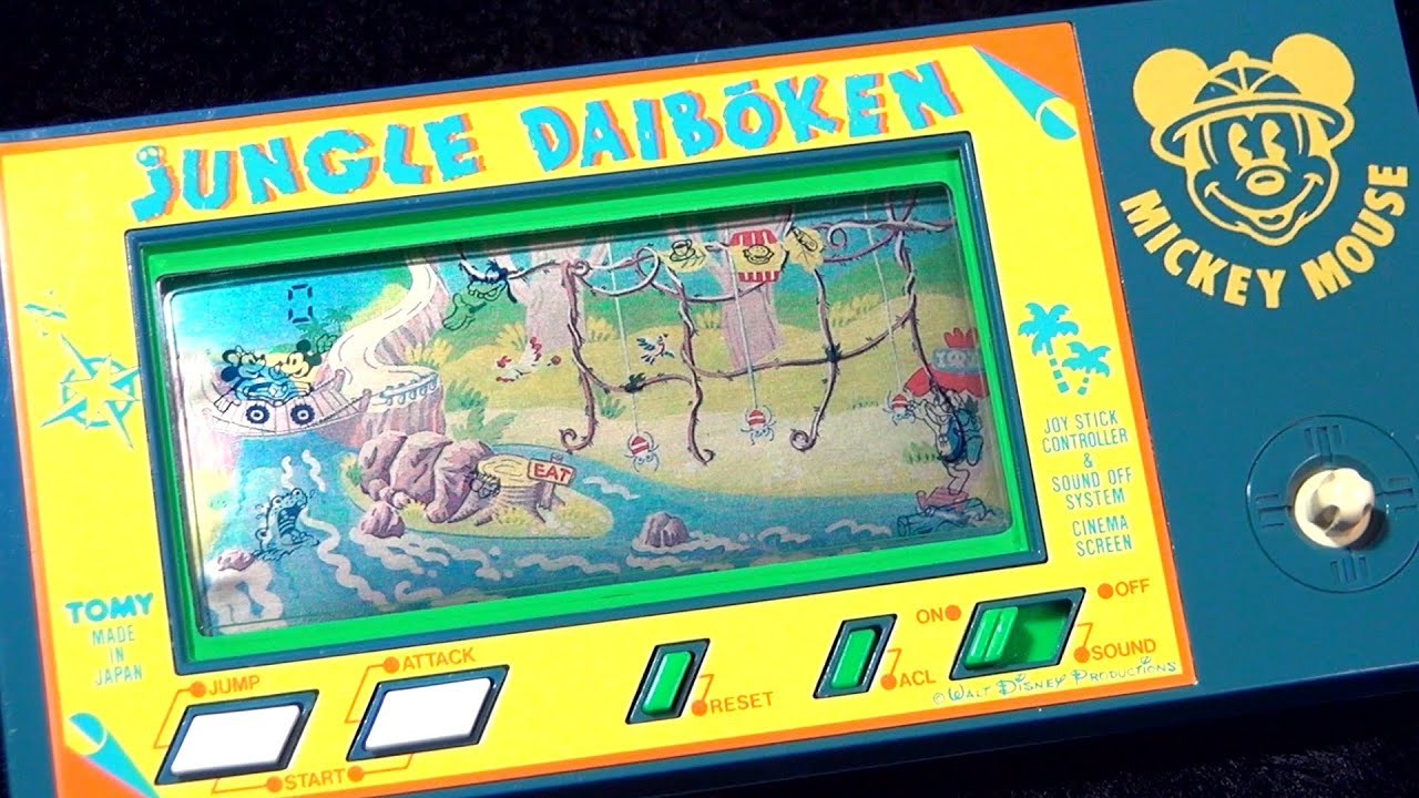 レトロ 電子ゲーム】トミー ミッキーマウスのジャングル大冒険