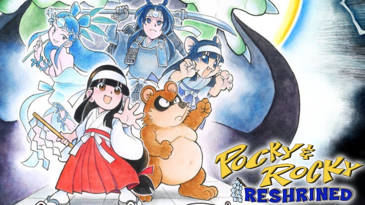 Pocky & Rocky Reshrined 【奇々怪界 黒マントの謎】First 16 Minutes