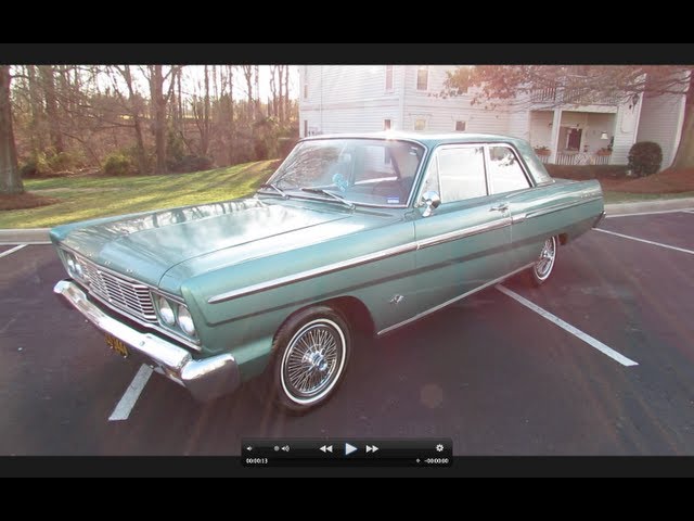 1965 Ford Fairlane 500 289 2-door 3-spd Start Up, Exhaust, In