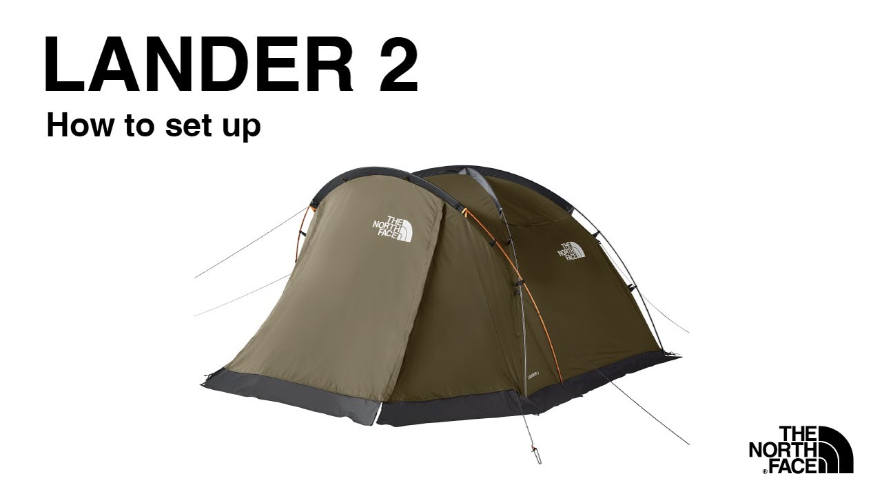 The North Face｜LANDER 2 / How to set up - YouTube