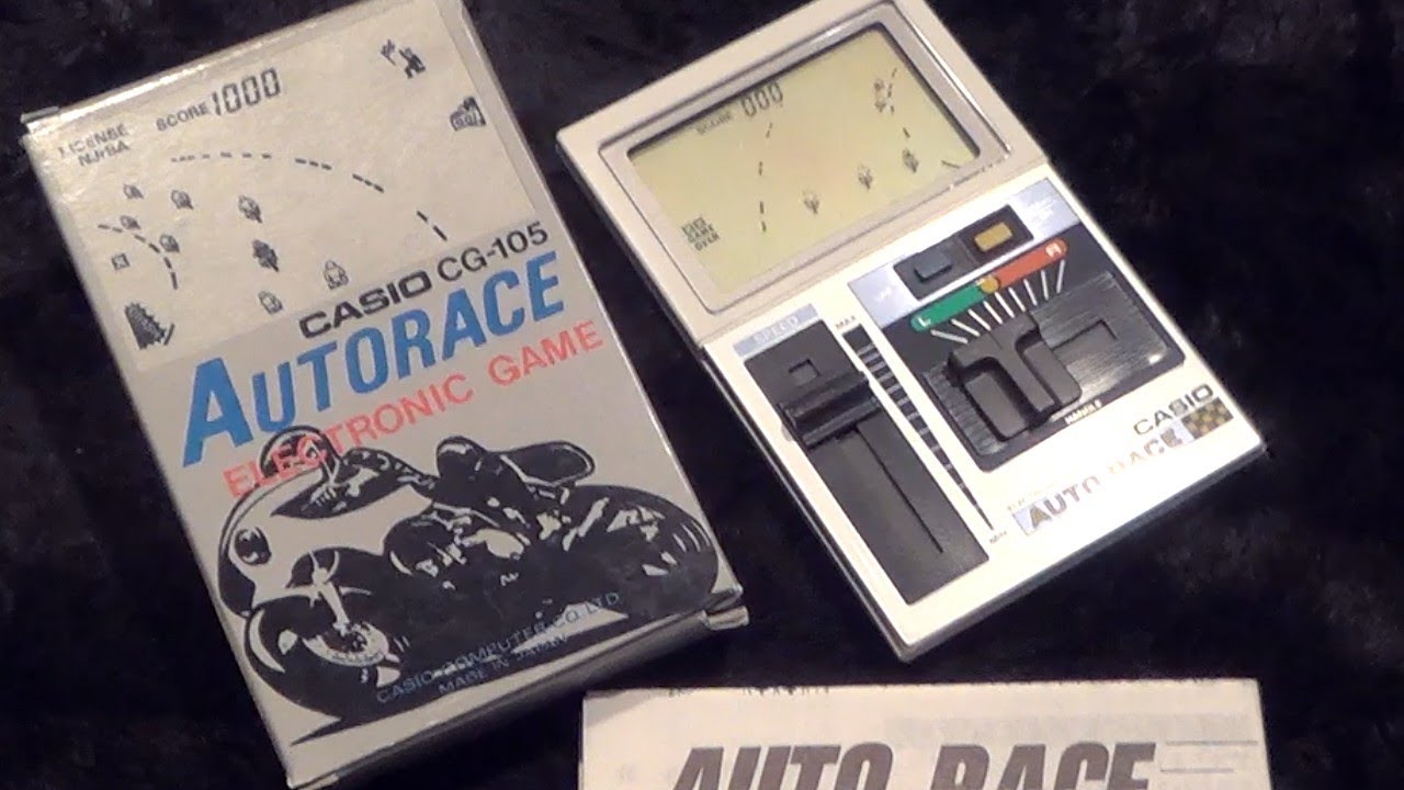 レトロ 電子ゲーム】カシオ オートレース CG 105 バイク オートバイ