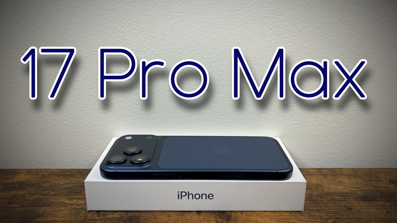 iPhone 17 Pro Max Deep Blue - Unboxing, Comparison & First