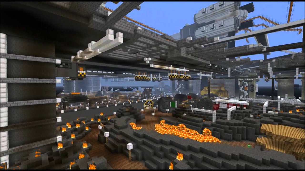 This Minecraft Recreation of Final Fantasy VII's Midgar Is