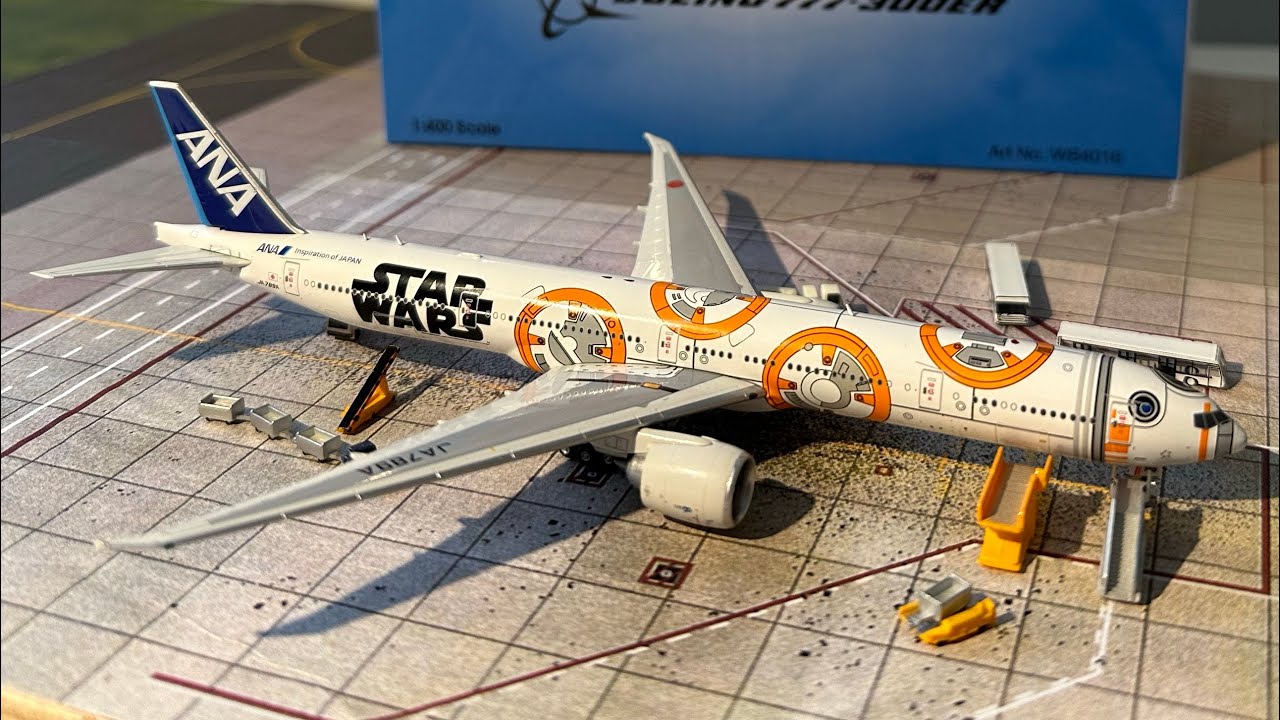 ANA Boeing 777-300 (BB-8 - STAR WARS livery) | Aviation400 | 1:400