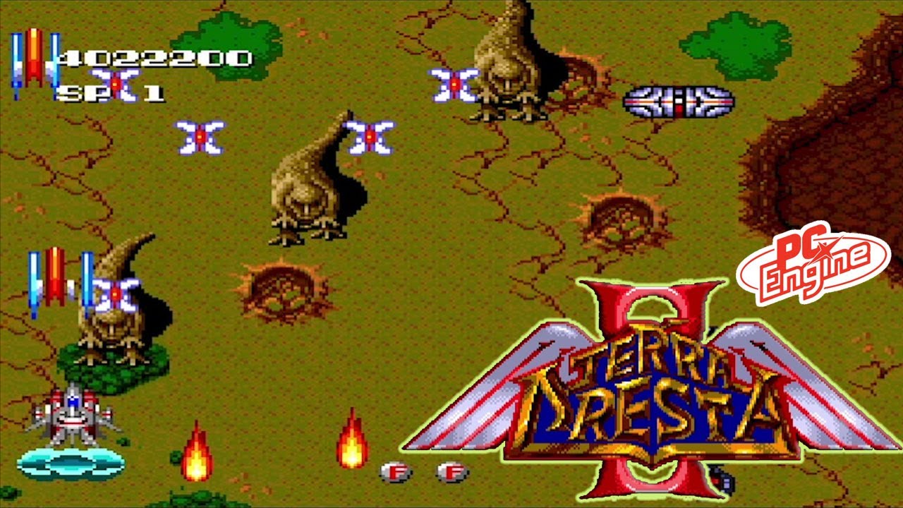 PC Engine テラクレスタII マンドラーの逆襲 / Terra Cresta II - Full