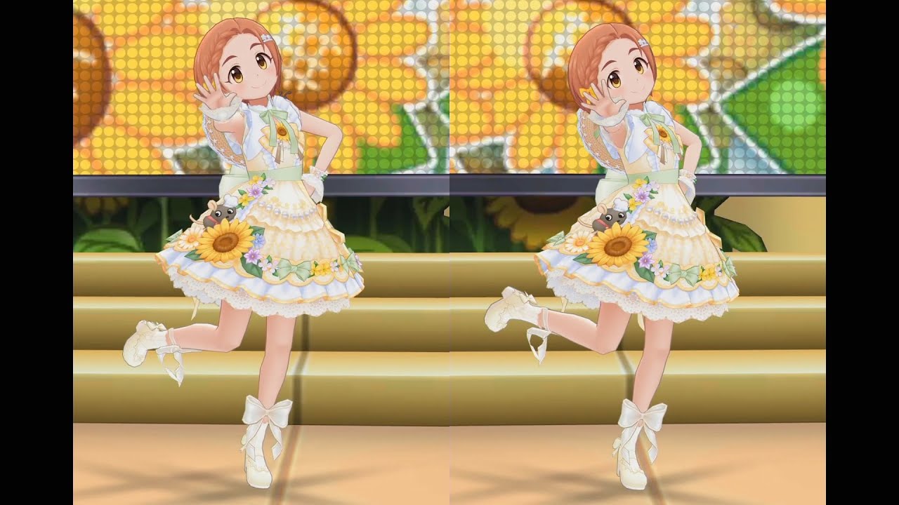 デレステMV][立体視]「ひまわりマークをさがせ！」 龍崎薫 with