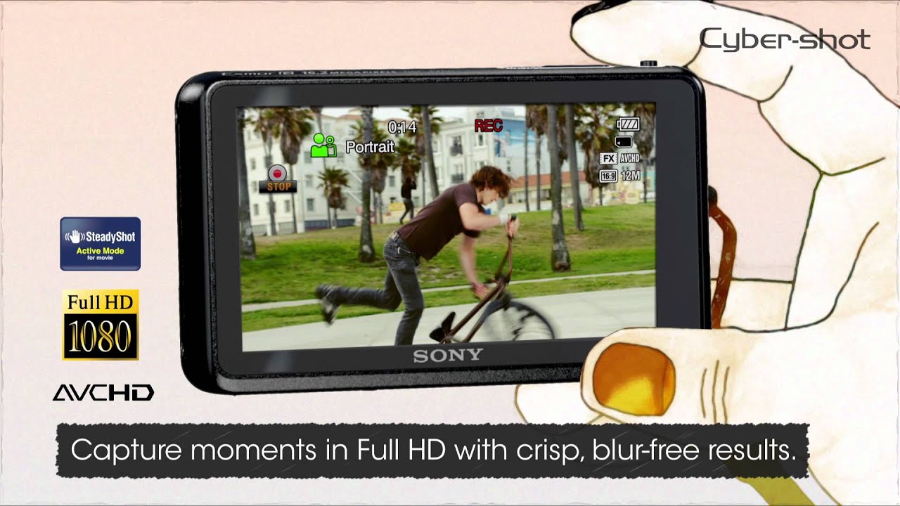 Sony Cyber-shot DSC-TX55 - Just 12.2mm slim, stunning looks and