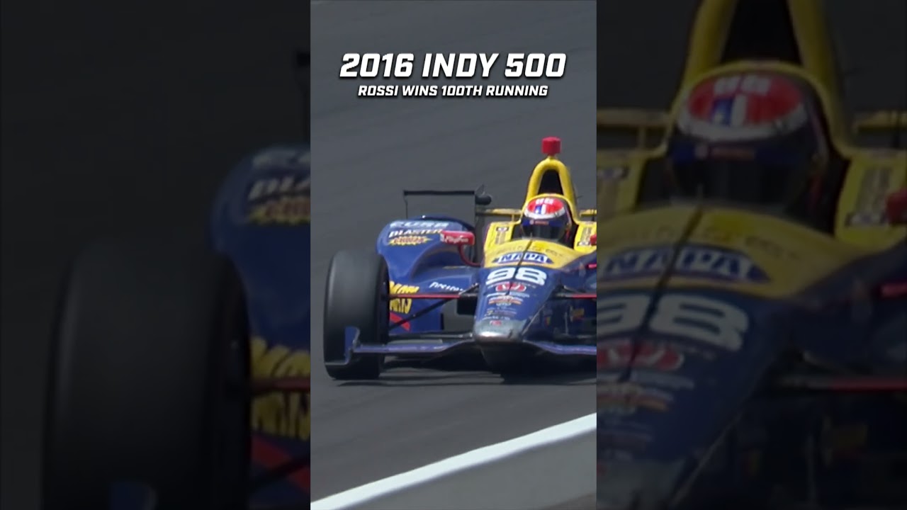 Not bad for his first #Indy500. Relive Alexander Rossi's 100th