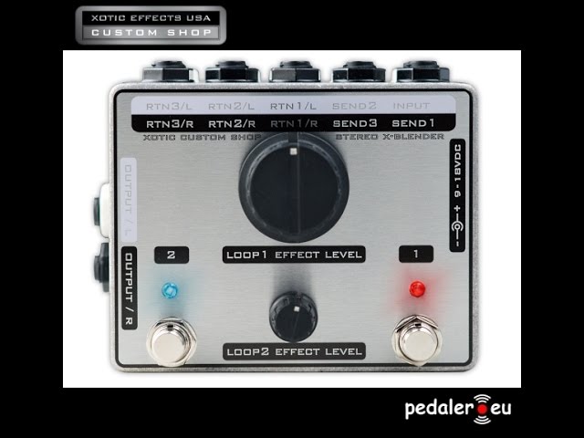 Xotic Effects Stereo X-Blender - Demo by Simon Gotthelf - YouTube
