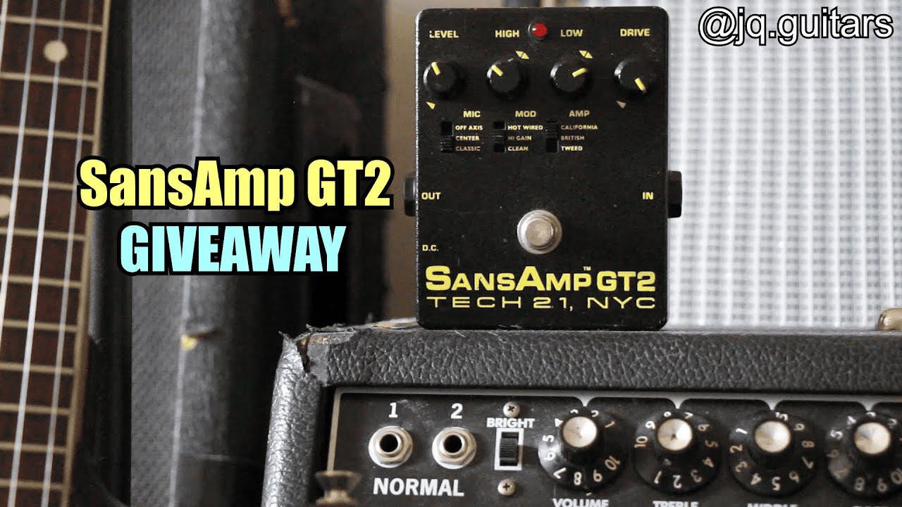 SansAmp GT2 Giveaway + Channel Update - YouTube