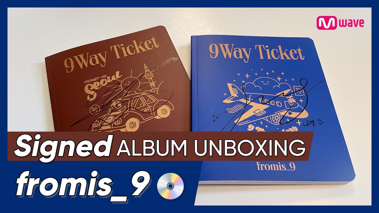 Mwave shop] Unboxing fromis_9 '9 WAY TICKET' Album💿 - YouTube