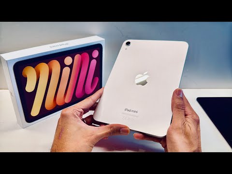 Unboxing iPad mini 7 in STARLIGHT - 2025 - A17 Pro - Detail 4K