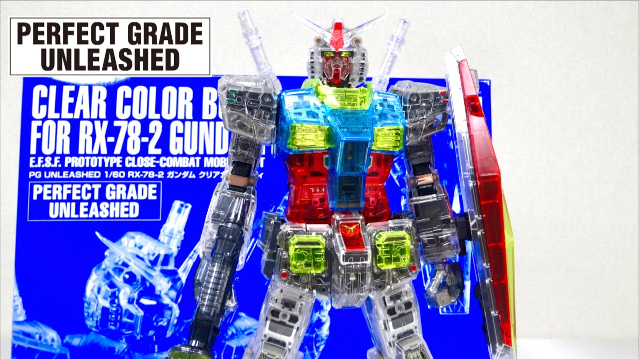 PG UNLEASHED 1/60 RX-78-2 GUNDAM】Clear Color Body wotafa's review