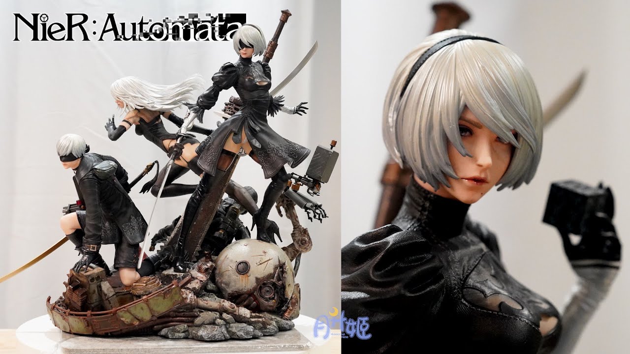 Unboxing P1S×SE NieR:Automata 1/4 Scale Deluxe Version - YouTube