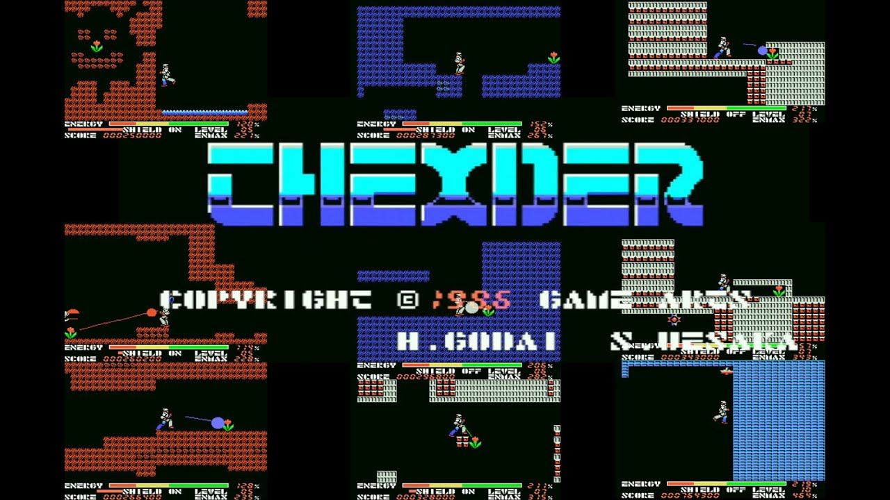 全ステージクリア！ MSX テグザー（thexder） ゲームアーツ - YouTube