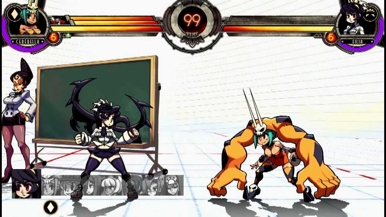 Skullgirls-Tag out with a tag in attack voice Collection(交代時の