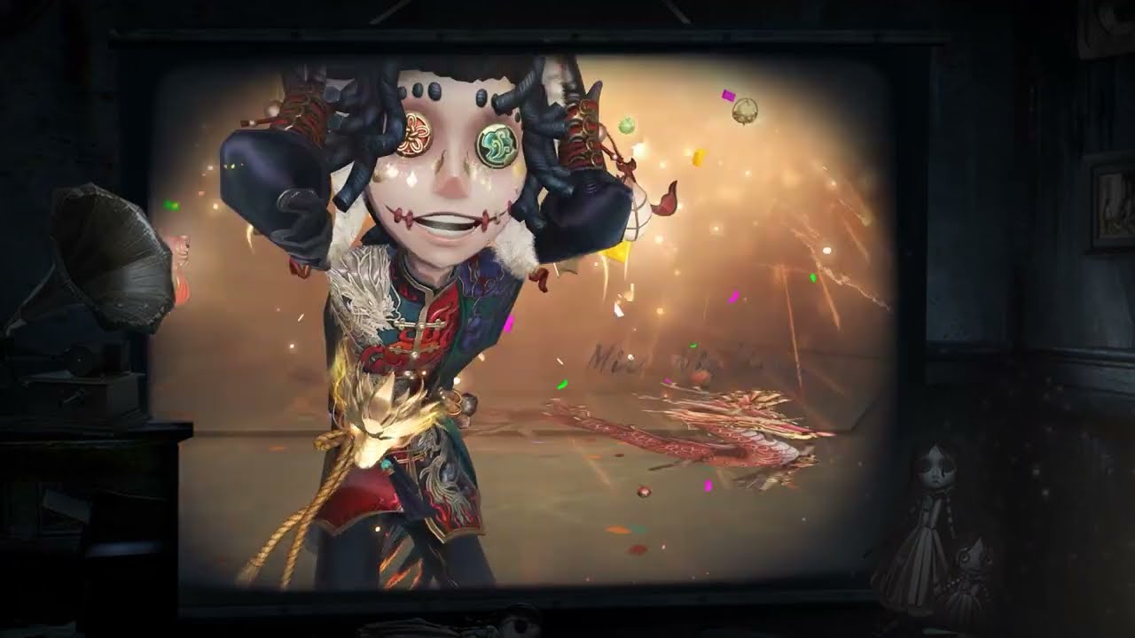 2024年春節パック 曲芸師UR衣装-祈雨珠&UR携帯品-灯龍影 ゲーム内展示