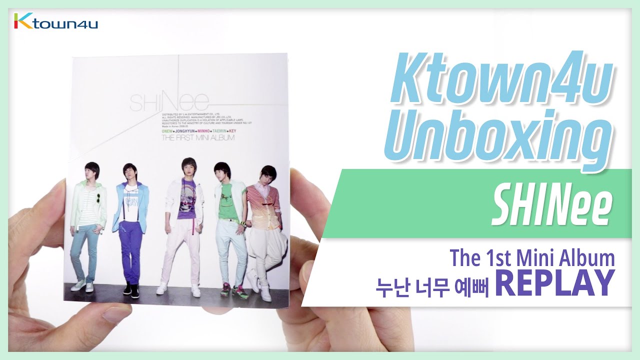 Unboxing SHINee “Replay” 누난 너무 예뻐, the 1st mini album