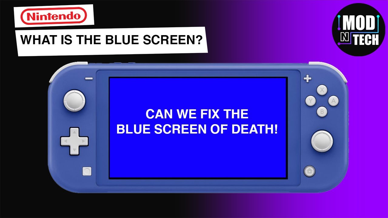 I Tried To FIX A Nintendo Switch LITE With The Blue Screen Of
