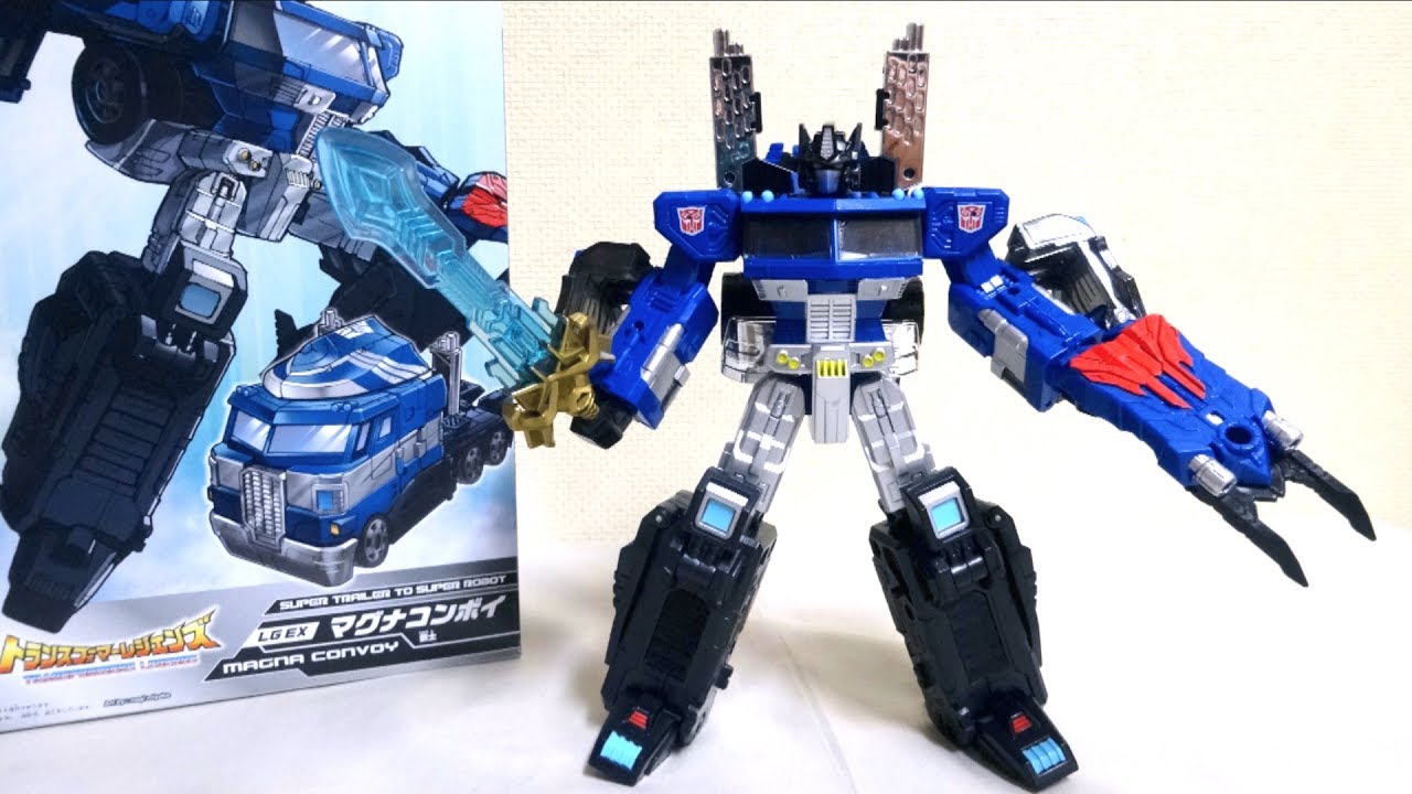 e-hobby Transformers Legends Magna Convoy wotafa's review - YouTube
