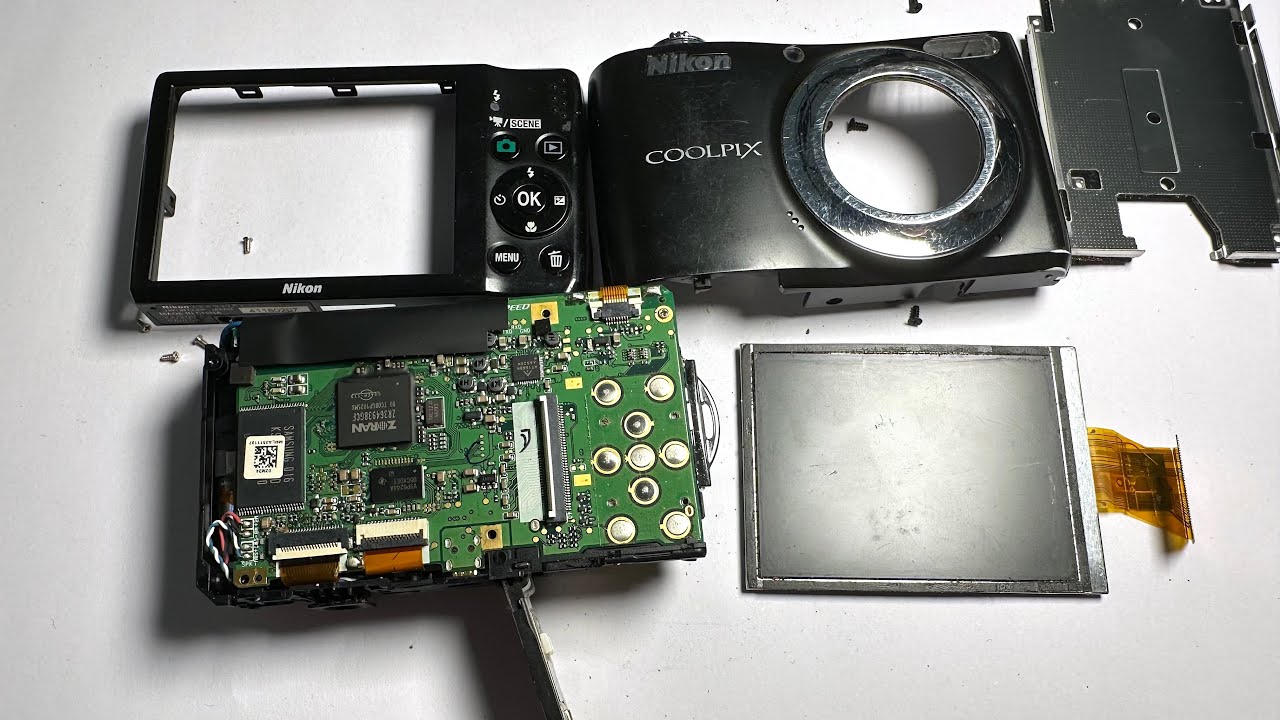 Nikon Coolpix L22 Teardown - YouTube