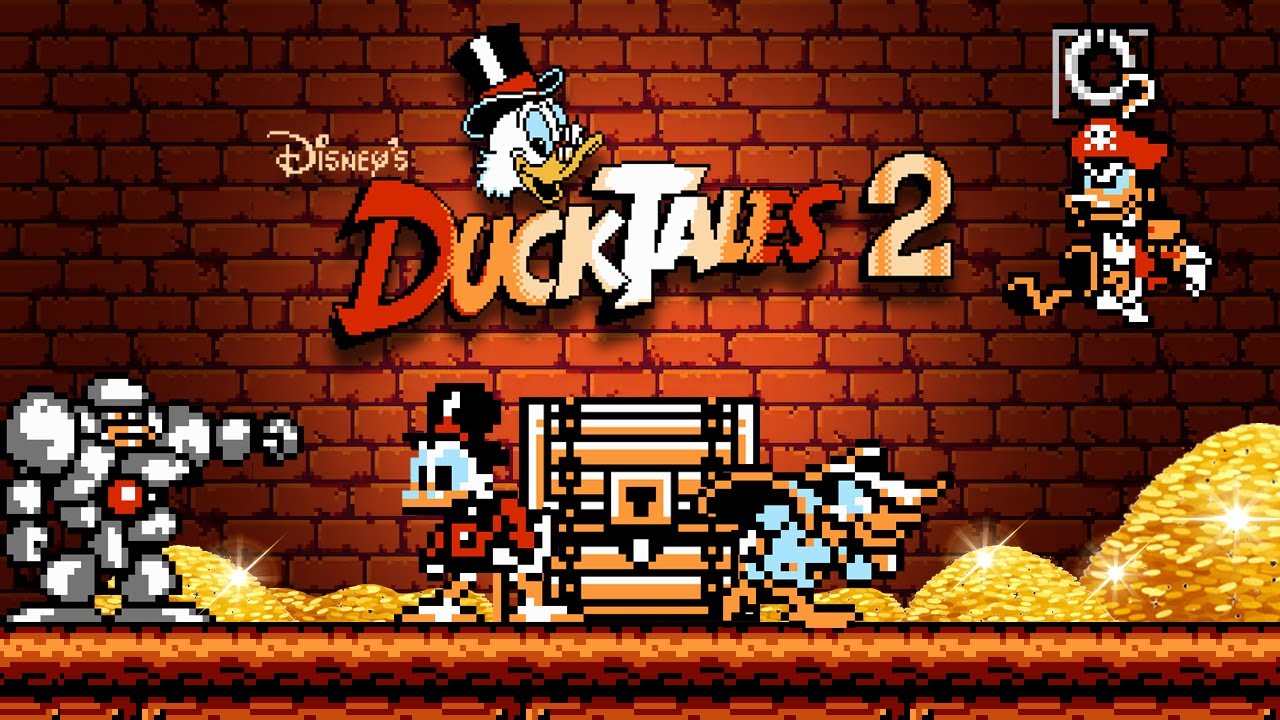 DuckTales 2 / ダックテイルズ2 (1993) NES - 2 Players Feat