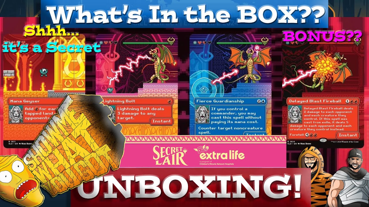 👀 Unboxing 👀 Extra Life 2024 Pixel Perfect Secret Lair! - YouTube