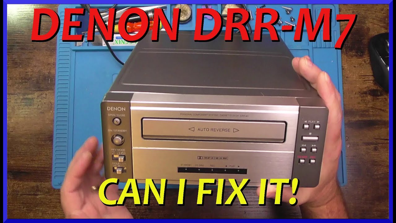 Denon Tape Deck DRR-M7. Can I fix it? - YouTube