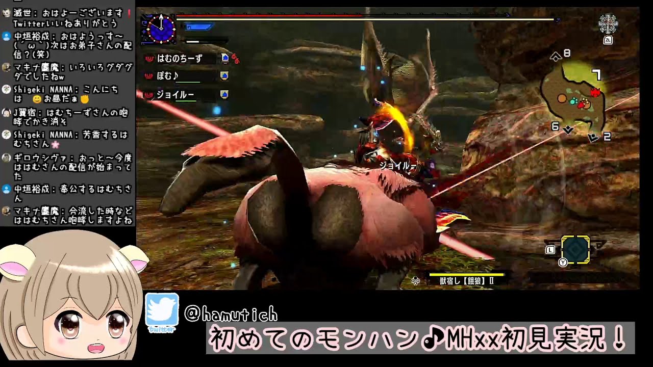 MHXX 初見実況🌸】火竜の紅玉あつめたい！🔰【モンスターハンターxx