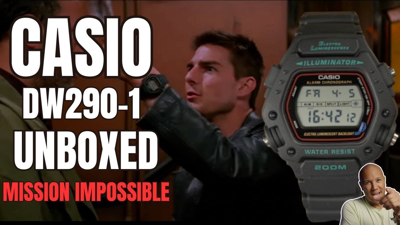 UNBOXING: CASIO DW290-1 Digital Watch| 1996 Mission Impossible