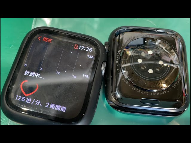 Apple Watch 6 44 心拍背面ガラス割れ交換修理2万円 - YouTube