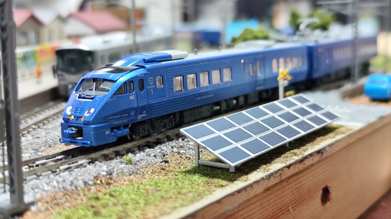 KATO 883系「ソニック」 リニューアル車（AO-3編成） 7両セット - YouTube