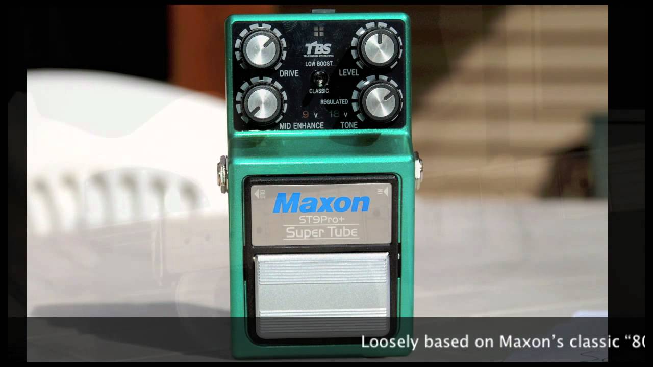 Maxon Overdrive ST-9 Pro+ Super Tube - YouTube