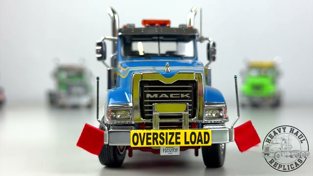 Heavy Haul Replicas Sid Kamp Trucking 2018 Mack Titan Tri-axle Tractor