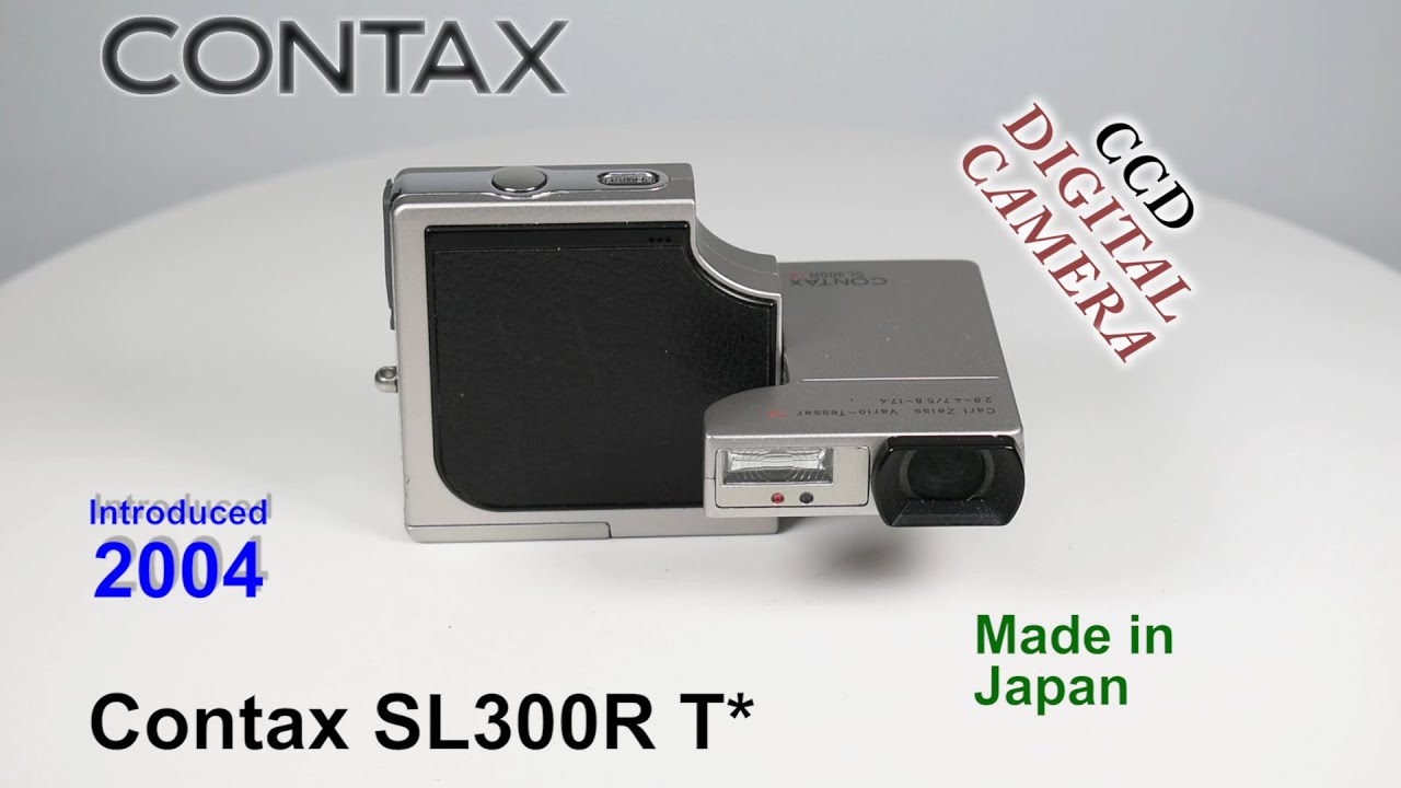 2004 Contax SL300R T* - CCD Digital Camera - YouTube