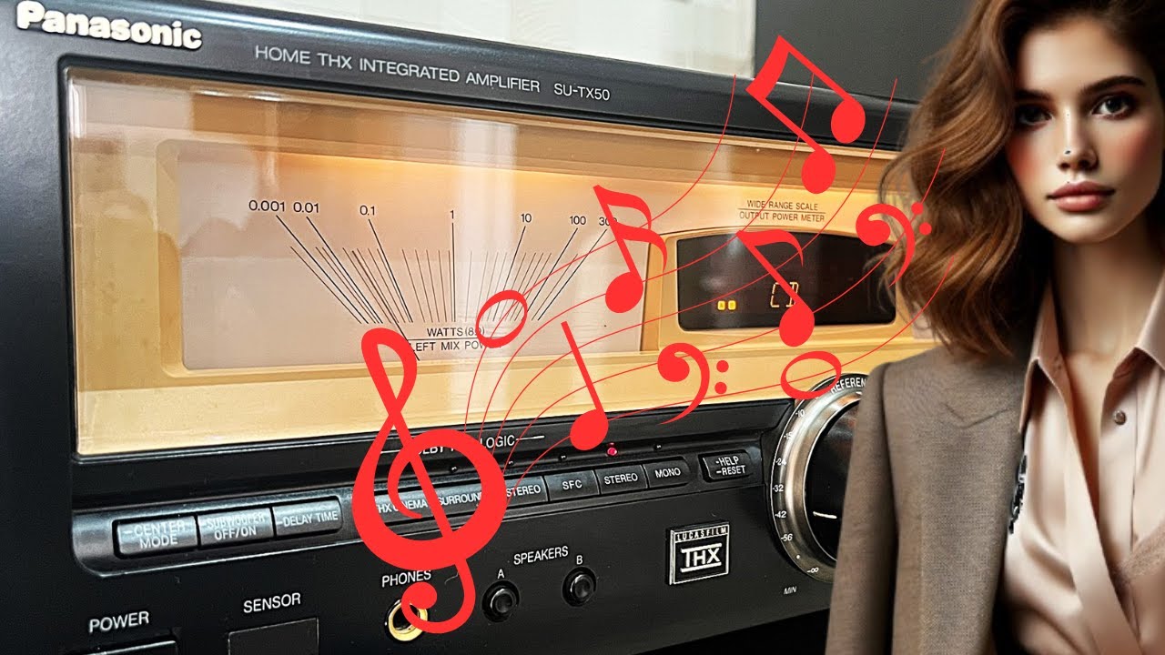 Panasonic SU-TX50】パワーアンプの様な見た目のAVアンプ【1996年