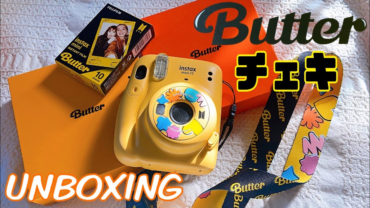 BTS］Butterチェキ開封するよ！初チェキでも分かりやすい使い方説明