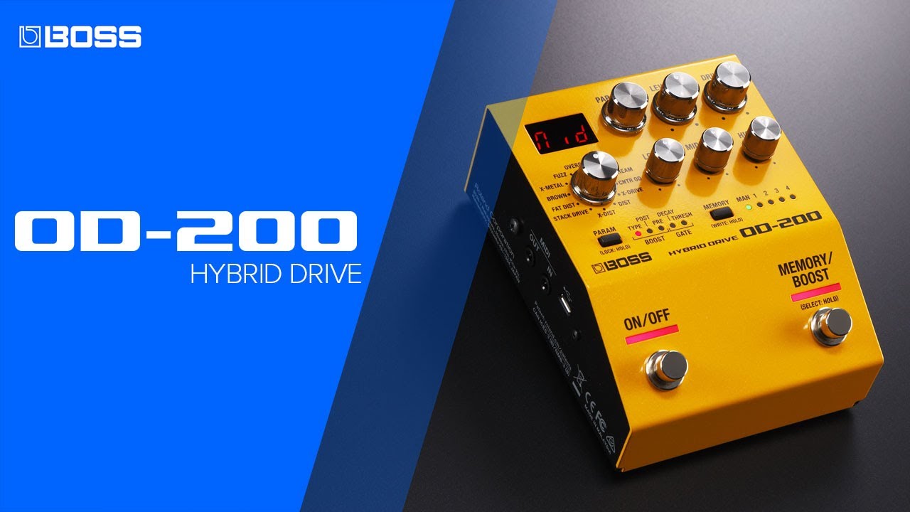 BOSS OD-200 Hybrid Drive Overview - YouTube