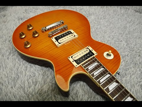 ESP Edwards E-LP-85SD Flame Maple Top Duncan PU 50's thicker neck