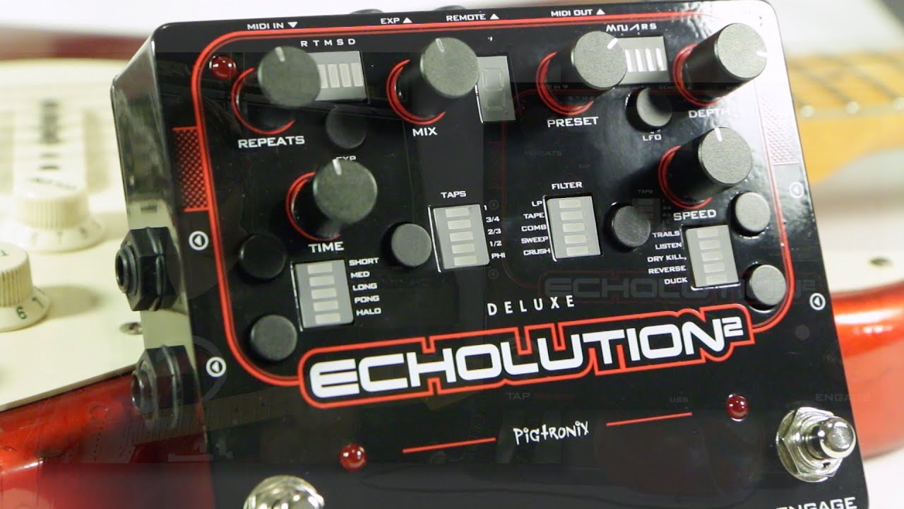 Pigtronix Deluxe Echolution 2 Stereo - YouTube