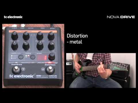 TC Electronic Nova Drive overdrive/distortion pedal - YouTube