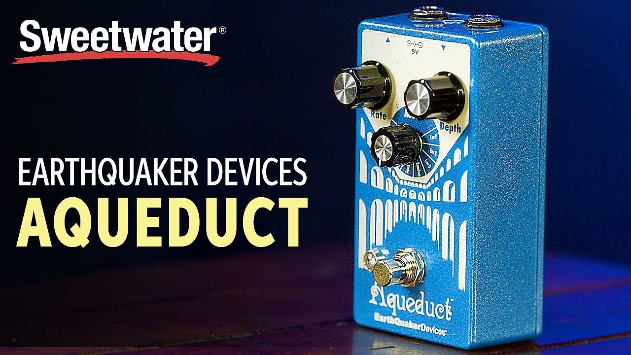 EarthQuaker Devices Aqueduct Vibrato Pedal Review - YouTube