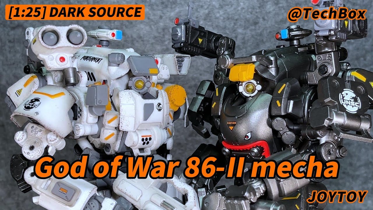 Joytoy Dark Source, God of War 86-II mecha, White & Black, 1/25
