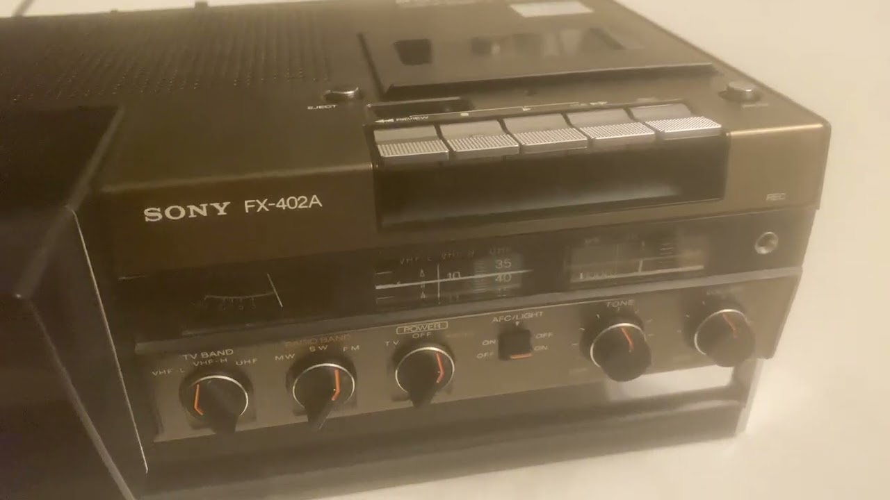 SONY FX-402A 動作確認 - YouTube