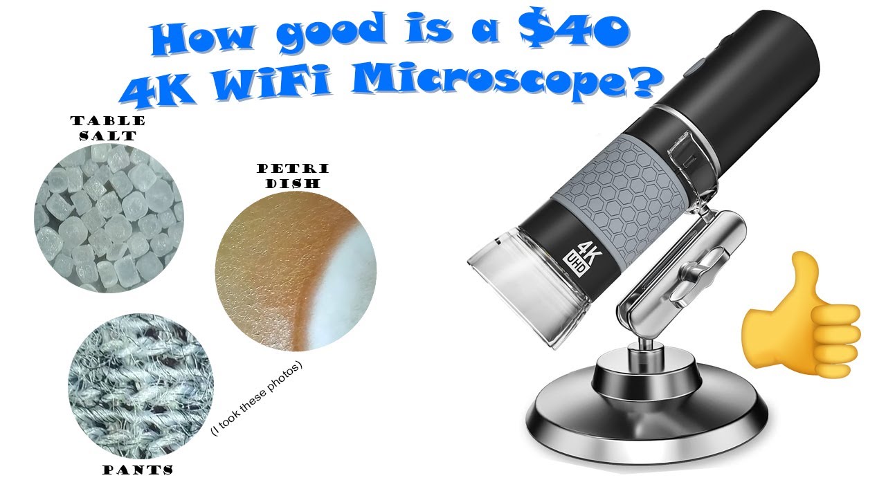Cheap 4K Wifi Microscope Quick Review, Unboxing, Test. #microscope