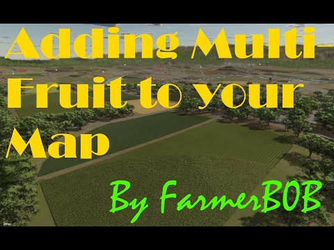 How to ADD 9 Multifruit or Extra fruit to your Map using the