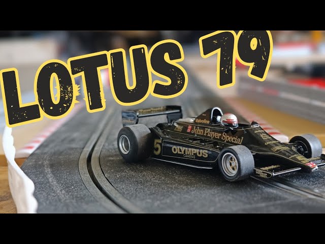 Scalextric Lotus 79 championship edition - YouTube